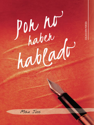cover image of Por no haber hablado